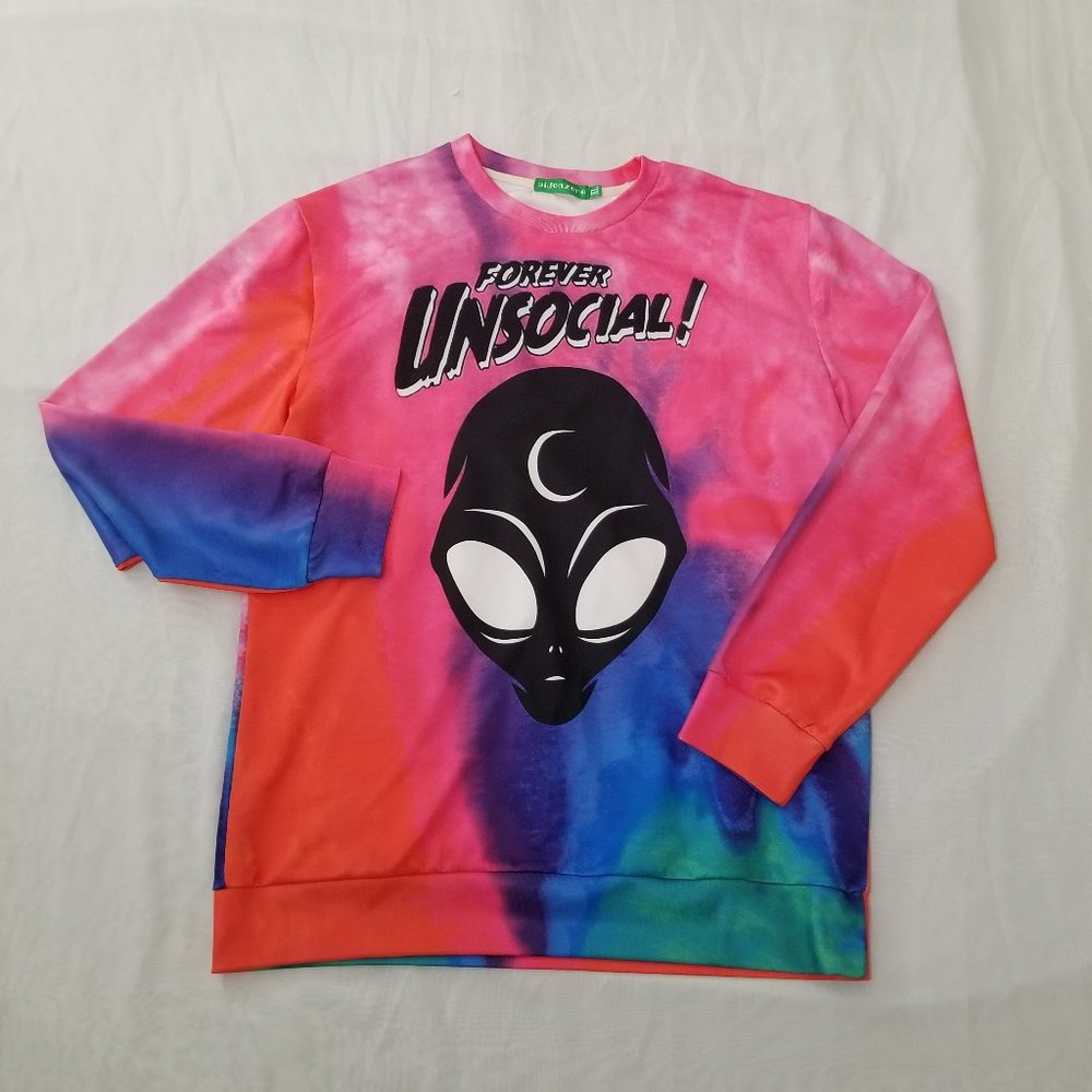 Forever Unsocial! Men's XL Long Sleeve Shirt